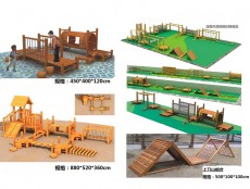 濟南XS-TZ0001木質組合游樂設施